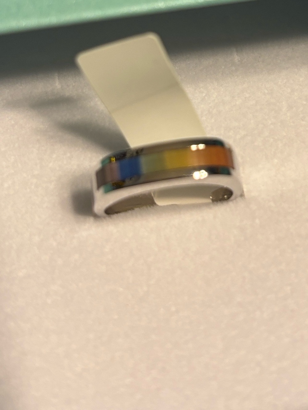 Park Kane silver colorful Ring - size 8 Fashion Jewelry
